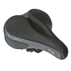 Sunlite Cloud-9 Bicycle Suspension Comfort Saddles, Comfort Gel Mens, Tri Color Lycra