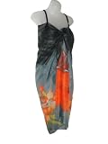 HAWAIIAN SHEER FLORAL SARONG