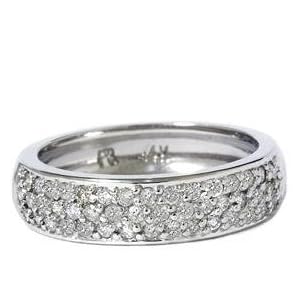 .50CT 14k White Gold Womens Diamond Wedding Anniversary Ring Band (G/H) Color (I1/I2) clarity