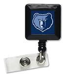 Memphis Grizzlies Official Retractable Badge Holder Keychain