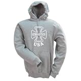 Iron Cross Gymnastics Sweatshirt Grey/White