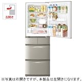 【エコポイント対象商品】日立 415L 5ドア ノンフロン冷蔵庫（ソフトブラウン）【左開き】フロストリサイクル冷却 ビッグ＆スリム60 R-S42ZM-LT