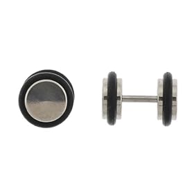 Stainless Steel Fake Plug - 18g Wire - 2g Fake Part - Sold as a Pair
