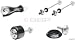 Pinhead Bicycle Locking Skewer Set, 4 Pack