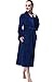 Bathrobe, Drowsy Cloud Soft Women Robe Plush Kimono Collar Bathrobe