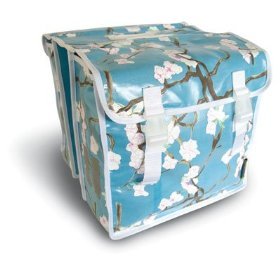  Basil Blossom Twig Bicycle Pannier Bag (Blue)