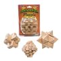 Brain Benders - Mind Bending Wooden Puzzle - One Varied Puzzle