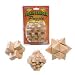 Brain Benders - Mind Bending Wooden Puzzle - One Varied Puzzle
