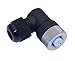 Mencom MDE45-4FP-FW09-R Ethernet Plug, 4 Pole, Female Right Angle, M12, PG 9