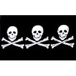 Pirate Flag - 3 Skulls