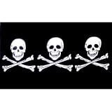 Outdoor Living : Pirate Flag - 3 Skulls