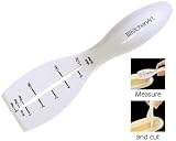 White Measuring Butter Knife by Kitchen Art