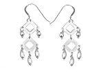 Image of Silver Ladies Drop Earrings