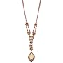 2028 Casablanca Copper Tone Classic Y Drop Necklace