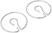 Chart Stand Rings, 3?, 2 Rings (74440)