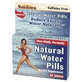 Sundown Natural Water Pills Herbal Supplement Tablets - 30 Tablets