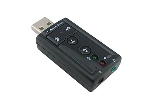 TONOR USB External 7.1 Channel 3D Virtual Audio Sound Card Adapter