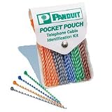 Panduit PLT1M-L8-0 SLATE & BLACK STRIPED CABLE TIE (package of 100)