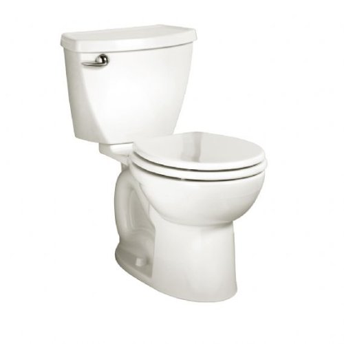 American Standard 2756.016.020 Cadet 3 Right Height Round Front Toilet with 10-Inch Rough-In, White