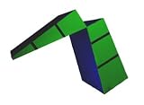 Folding Gymnastics Incline Mat Wedge/Block 24x48x14 Firm