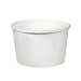 Solo VS608-02050 8 Oz. White Paper Food Container Doublepoly (1000-Pack)