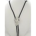 Silver Arrowhead Bolo Tie
