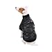 Zack  Zoey Black Bomber Jacket for Dogs -Medium