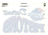 Detroit Pistons Large Reusable Static Window Cling