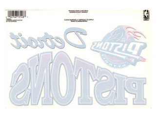 Detroit Pistons Large Reusable Static Window Cling