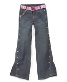 Hannah Montana Girls Studded Belted Jeans