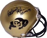 Rashaan Salaam Autographed/Hand Signed Colorado Buffaloes Replica Mini Helmet Heisman 94