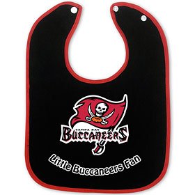 Tampa Bay Buccaneers 2-Tone Snap Baby Bib