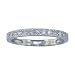 1/4 CT Diamond Wedding Band 14K White Gold With Miligrain Setting (I1-I2 Clarity, G-H Color) In Size 7 (Available In Sizes 5 - 10)