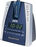 JWin Projection AM/FM Alarm Clock Radio