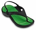 Crocs Athens Sandals Kids - SEA BLUE/LIME 2