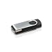 CnMemory USB Stick 2.0 MICRO FLEXX (8 GB, schwarz)