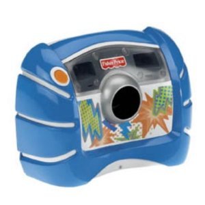Fisher-Price Kid-Tough Digital Camera Blue + Bonus: 8 Starter Batteries