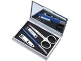Curved Tip Baby Scissors, Safe Nail File & Clippers Set for Babies