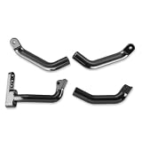 Arlen Ness 2in. Floorboard Extension Kit - Black 07-606 by Arlen Ness