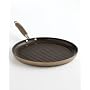 Anolon Advanced Bronze 12-Inch Open Shallow Round Grill Pan