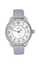 AK Anne Klein Women's Trend Purple Leather Strap Watch #108687WTPR