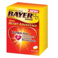 Bayer Aspirin with Heart Advantage 81 Mg Duo Capsules - 60 ea