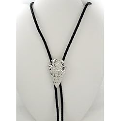 Silver Arrowhead Bolo Tie