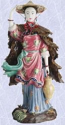 chinese water maiden statue New porcelain sculpture