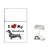dachshund14 - I Love My Dachshund Flip Top Lighter