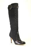 COACH Blane Womens Knee High Signature Leather Trim Boot Shoe