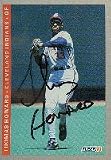 Thomas Howard, Cleveland Indians Autographed Card