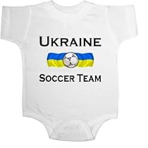 Ukraine Soccer A Baby Ultrasoft Onesie