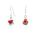 Earrings - E352 - Genuine Turquoise and Coral Gemstones ~ Chips