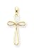 14k AA Diamond Cross Pendant